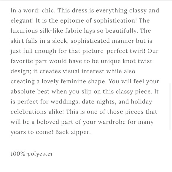 NWT Dainty Jewells Essence of Elegance MIDI length in Rustic - Picture 5 of 5